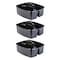 Storex Large Caddy, Black, 3PK 00973E06C - alternate 1